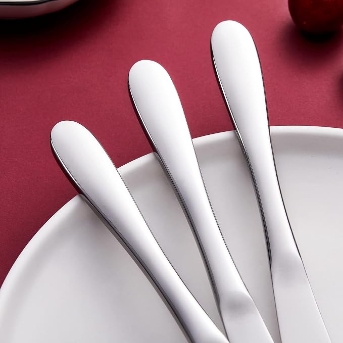 Aebeky 16-Piece Stainless Steel Table Knives, Dinner Knives Set - Image 7