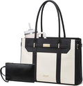 LOVEVOOK Laptop Tote Bag for Women, 2-in-1 Work Teacher Bags by LOVEVOOK