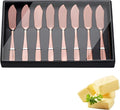 YDware Butter Knives, 18/10 Stainless Steel 6.10 Inch Rose Gold Cheese Spreader by BuyerStar