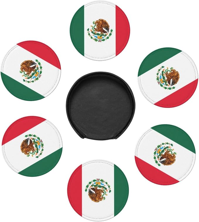 Mexican Flag Coasters for Drinks - Image 7