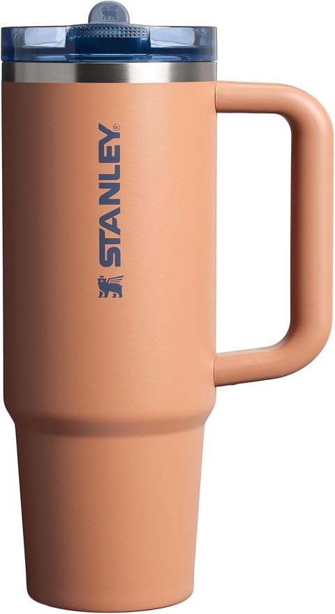 STANLEY Quencher ProTour Flipstraw Tumbler, 30 oz, Toast VRT | Built-In Straw & by Unknown