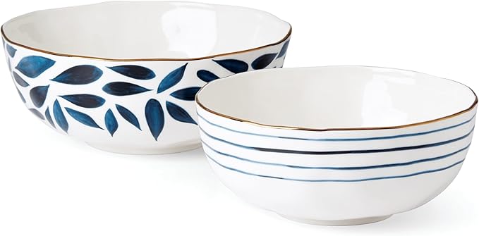 Lenox Blue Bay 2-Piece Nesting Bowl Set by Lenox