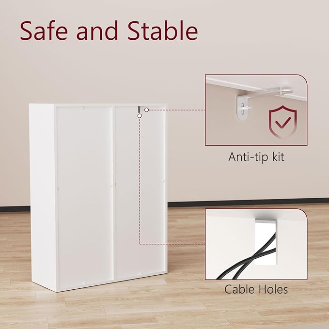 Cube Storage Organizer,Closet Organizers and Storage,Cube Reversible Bookshelf,Storage Shelf for Living Room,Home Office,Dining Room(White, 11-Cube)