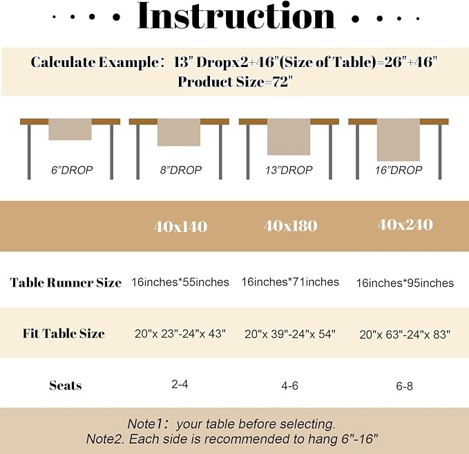 YATOJUZI Green Table Runner Seasonal Kitchen Dining Coffee Table Decoration 95 - Image 7