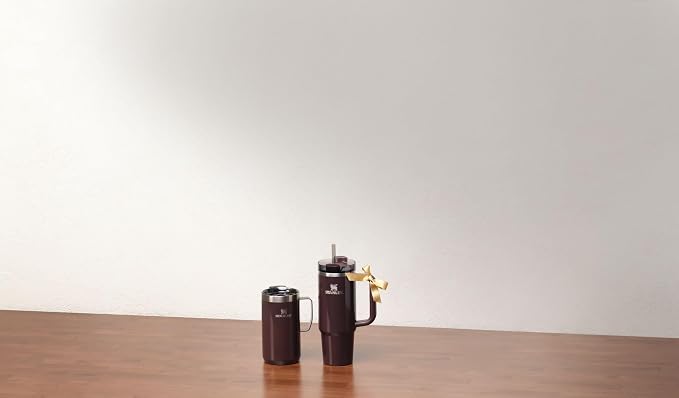 STANLEY Quencher H2.0 Flow State Tumbler, 40 oz, Mahogany Gloss | Handle and - Image 5