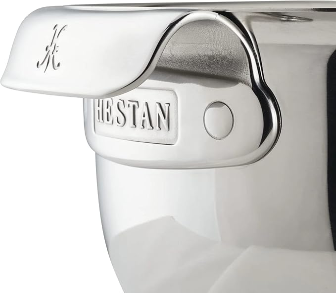 Hestan Provisions – 3-Piece Stainless Steel Mixing Bowl Set – 1.5qt, 3qt, and 4.75qt, Nesting Design