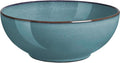 Denby - Azure Coupe Cereal Bowl - Single Blue Glaze Everyday Soup, Dessert Bowls - Dishwasher Safe & Microwave Safe Ceramic Stoneware Tableware - Scratch & Chip Resistant