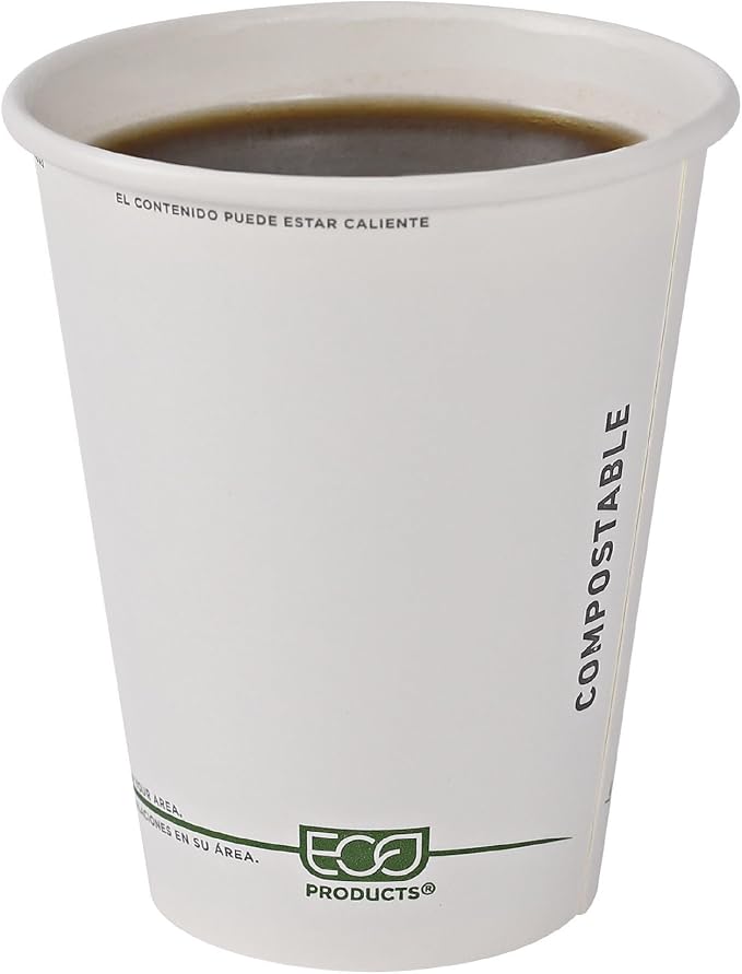 ECO PRODUCTS GreenStripe Disposable Paper Hot Cups, 8 oz - Image 9