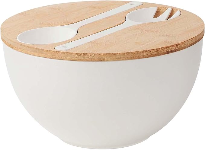 11.3" Extra Large Salad Serving Bowl Set by ECOHAGOU