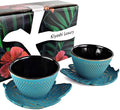 Cast Iron Tea Cup Set of 2 by KIYOSHILuxury