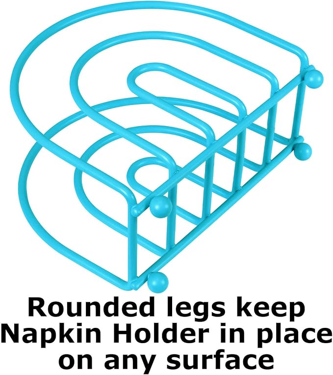 Blue Donuts Turquoise Arc Collection Napkin Holder – Napkin Holders - Image 4