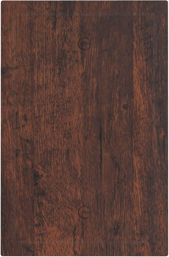Light Switch Cover Brown Red Rustic Wood Grain Retro Farmhouse Wall Plate Cover 1 Gang Blank No Device Decorative Outlet Covers Electrical Switchplate for Farmhouse Cabin Decor
