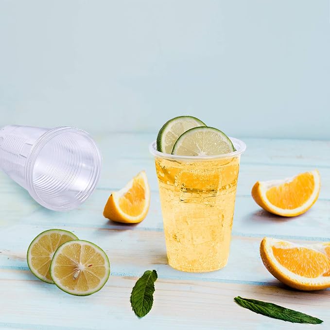 300 Pack 5 OZ Clear Plastic Cups, Disposable Mouthwash Cups, 5 Ounce Cold Party - Image 4
