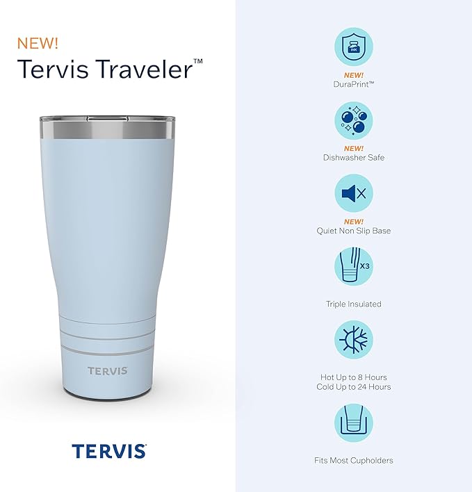 Tervis Traveler Inkreel Butterfly Wing Triple Walled Insulated Tumbler Travel - Image 3