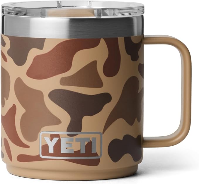 YETI Rambler 10 oz Ceramic Lined Stackable Mug, Vacuum Insulated, Stainless by YETI