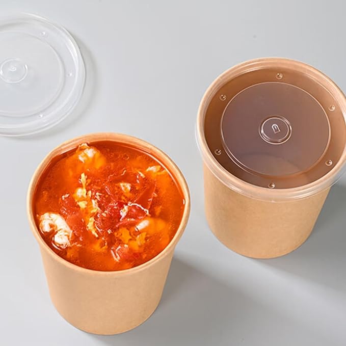 80 Pack Paper Soup Containers - Image 6