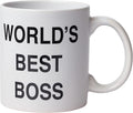 Silver Buffalo The Office World's Best Boss Ceramic Mug, 20 Ounce by SilverBuffalo