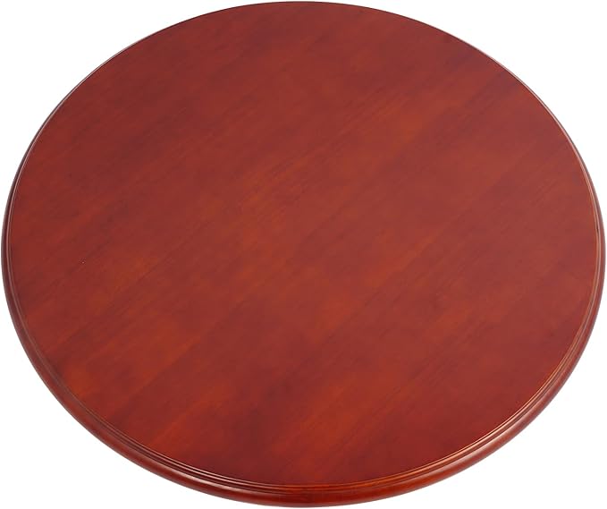 27.56'" Wood Lazy Susan for Table Top,Round Lazy Susan Organization,Extra Large Turntable Serving Tray for Dining Table, Pantry, Kitchen, Countertop, Cupboard,Home Decor, Walnut Wood