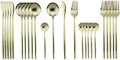 JASHII 24-Piece 304 Stainless Steel Flatware Cutlery Set by JASHII