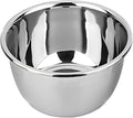 meleg otthon Stainless Steel Mixing Bowl, 23 Quart Salad Bowl, Metal Bowls, Stainless Steel Basin, Heavy Duty Deeper Edge Mirror Finish Dishwasher Safe Bowl