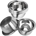 Mixing Bowls, 5 Pack 1.2 Qt Stainless Steel Mixing Bowls Stainless Steel Bowls, Metal Bowl For Kitchen, Baking, Cooking Prep