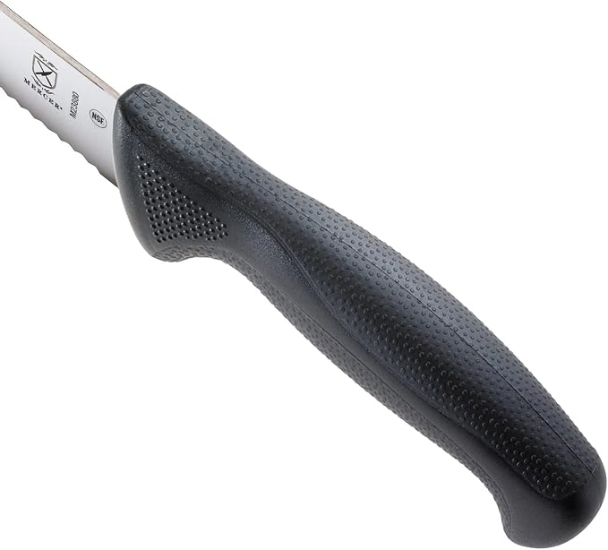 Mercer Culinary M23880 Millennia Black Handle, 10-Inch Curved Wavy Edge - Image 2