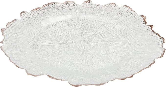 25 Pack Reusable Plastic Clear Charger Plates, 13 Inch Charger Plates - Image 6