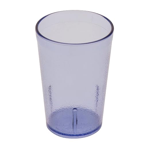 G.E.T. 6608-1-BL-EC Heavy-Duty Plastic Restaurant Tumblers, 8 Ounce, by GET