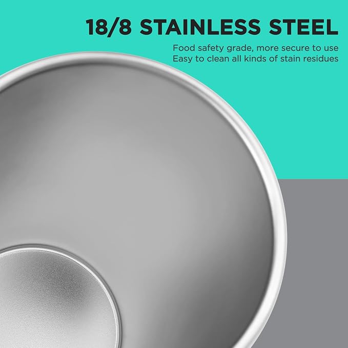 HAUSHOF Stainless Steel Cups, 20oz Stacking Cups, Unbreakable, 4 Pack | 18/8 - Image 5