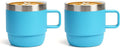 Zenbo 6 oz Espresso Mug with Handle, Ceramic-Lined 18/8 Stainless Steel | by Zenbo