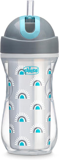 Chicco Insulated Straw Sippy Cup 12+ Months, 9oz Toddler Training Cup by ChiccoUSA