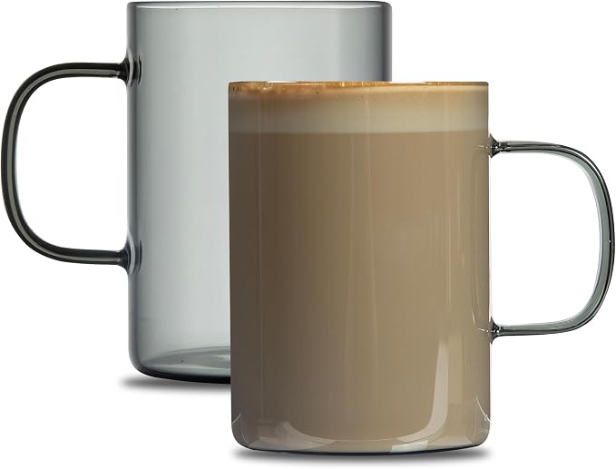 Restaurantware Glass Coffee Mug 12 Count 7 Oz Borosilicate Tea Cup - Image 2