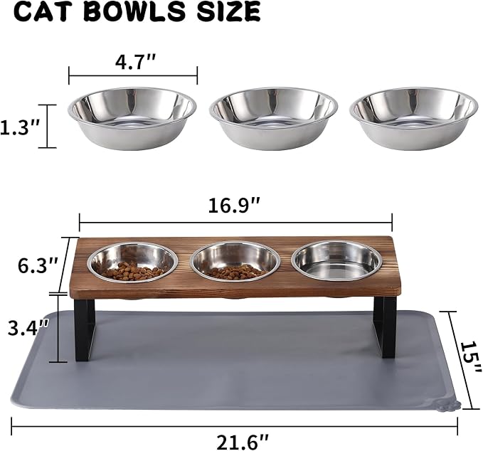 Summark Upgraded Elevated Cat Bowls - Image 5