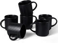 E-far 12 oz Coffee Mugs Set of 6, Stoneware Coffee Cups by E-far