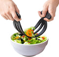 Salad Hands 2 Pack Plastic Salad Mixer Salad Servers Salad Claw by BENEKIY