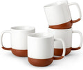 MALACASA Ceramic Coffee Mugs Set of 4, 16oz Coffee Cups, Modern Farmhouse Mugs by MALACASA