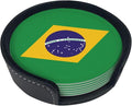 Brazilian Flag Coasters for Drinks by Unknown