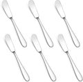 E-far Butter Spreader Knife Set of 6, 7-Inch Stainless Steel Cheese Dessert by E-far