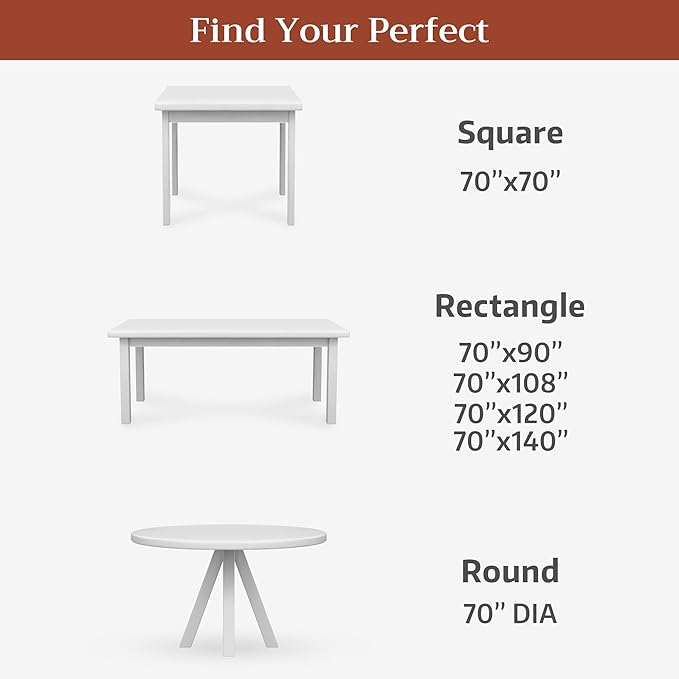 Maison d' Hermine Premium Table Cloth Rectangle Table 100% Combed Cotton 90 x 70 Inches Tablecloth Reusable Decorative for Dining Room, Farmhouse, Home, Party, Festive & Wedding - Luberon