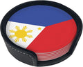 Philippine Flag Coasters for Drinks by Unknown