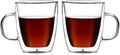 Amlong Crystal Double Wall Glass Coffee Mugs 12 oz by Amlong+Crystal