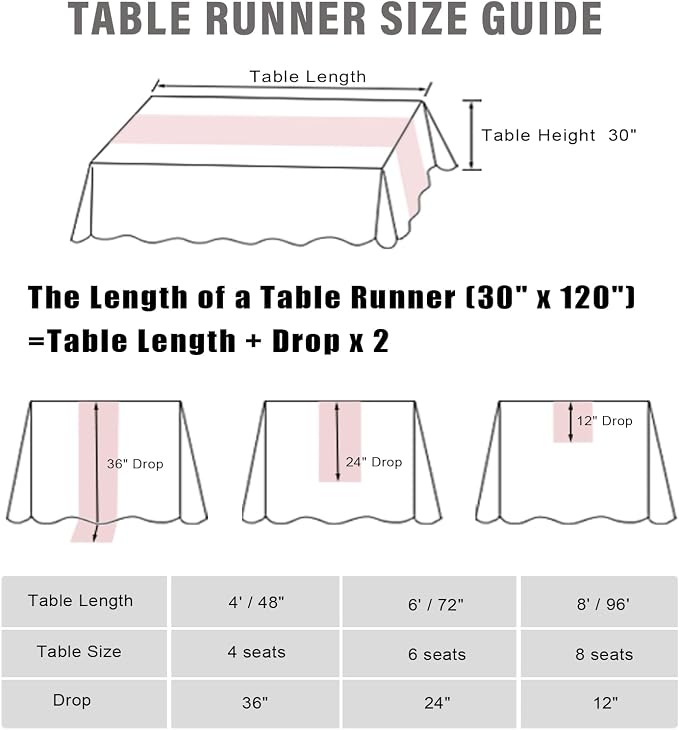 10FT Dusty Rose Chiffon Table Runner 30x120 Inches Sheer Table Runner Boho - Image 5
