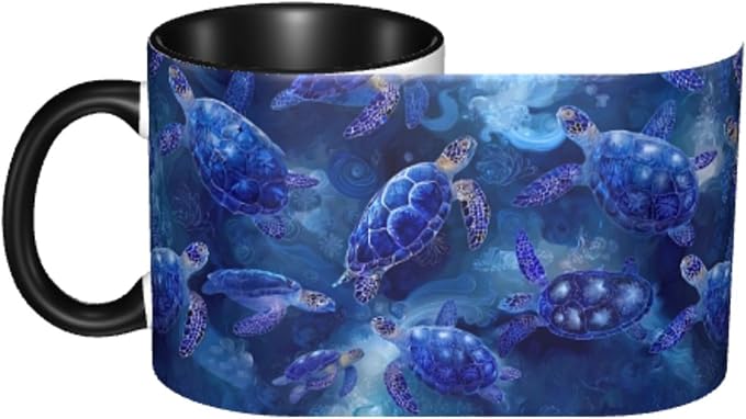Sea Turtle Coffee Mug 11 Ounce Mugs Ceramic Tea Cup Drinking Water Cups | - Image 4