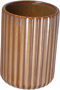 Retro Ceramic Water Mug Vintage Striped Drinking Cup by Unknown