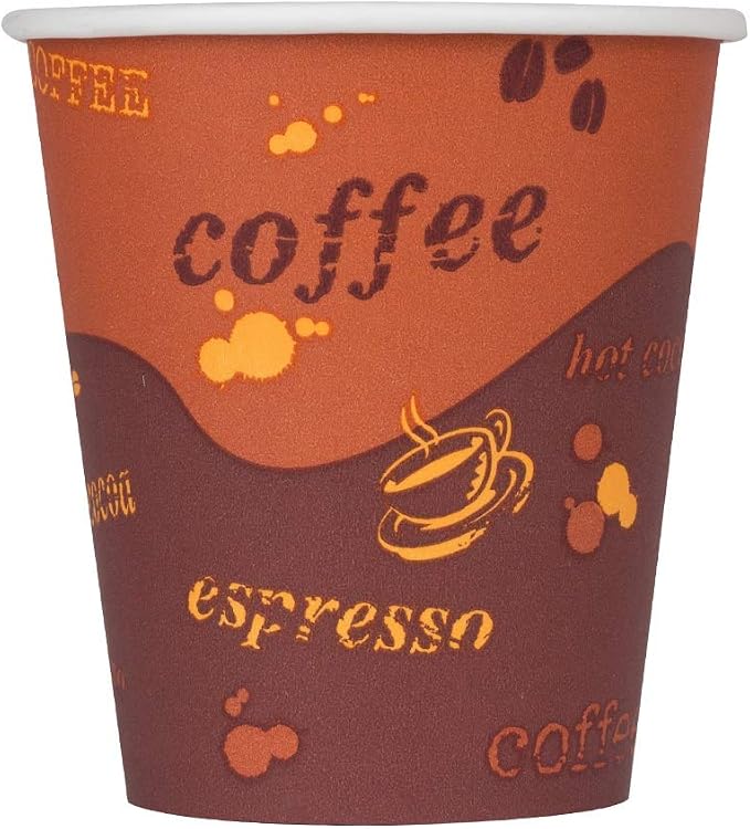 Karat 10 oz Paper Hot Coffee Cups Disposable, Leak-Resistant Double Poly-Lined by Karat