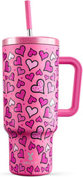 Meoky 40 oz Tumbler with Handle and Straw: Stainless Steel Insulated Tumbler by MEOKY