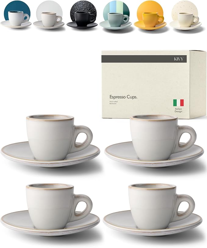 KIVY 3 oz Espresso cups set of 4 by KIVY