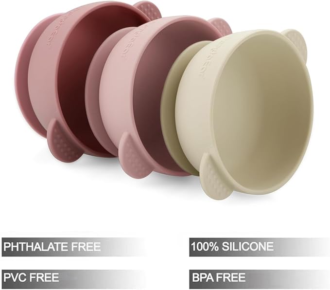 PandaEar 3 Pack Baby Bowls - Image 3