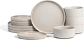 Stone Lain Haven 12-Piece Dinnerware Set, Includes 4 Dinner Plates, 4 Salad by Unknown
