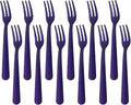 Oyster Fork Set of 12, 5.4 Inch Stainless Steel Cocktail Forks, 3 Tines Mini by KitchenDining